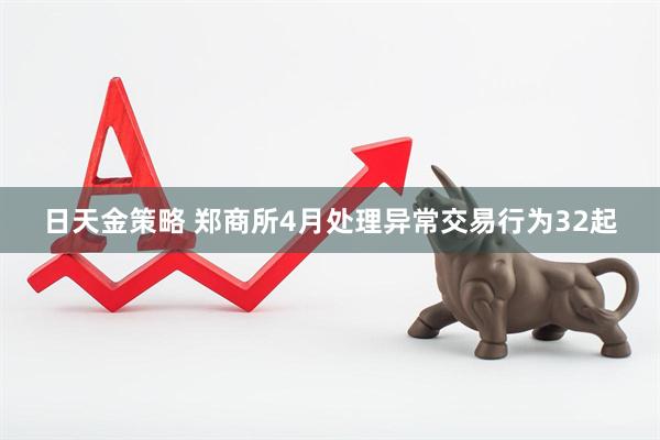 日天金策略 郑商所4月处理异常交易行为32起