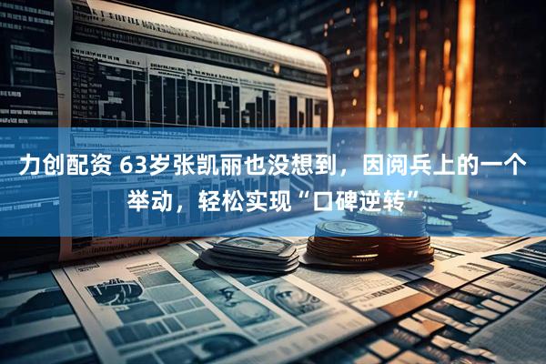 力创配资 63岁张凯丽也没想到，因阅兵上的一个举动，轻松实现“口碑逆转”